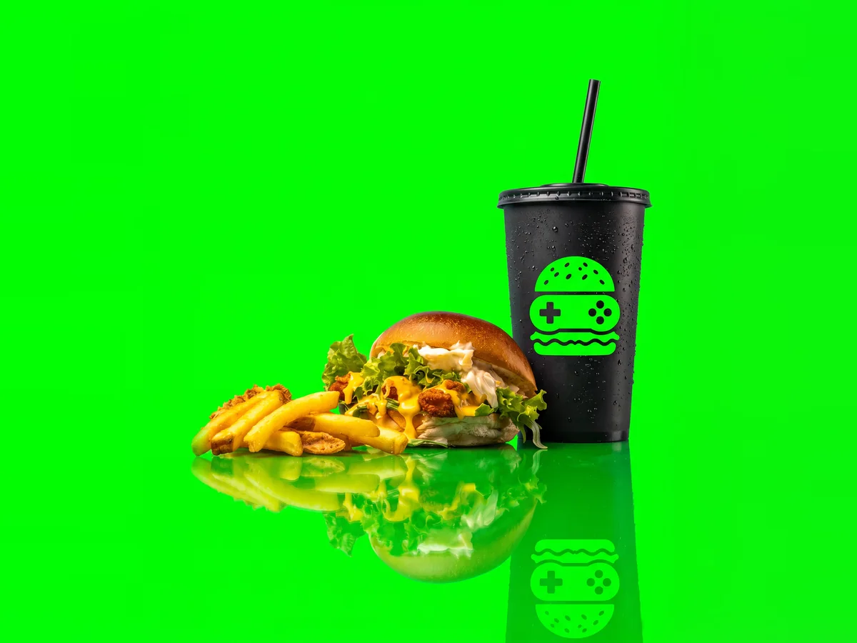POWER-UP · COMBO BREAKER Chicken Burger Menu
