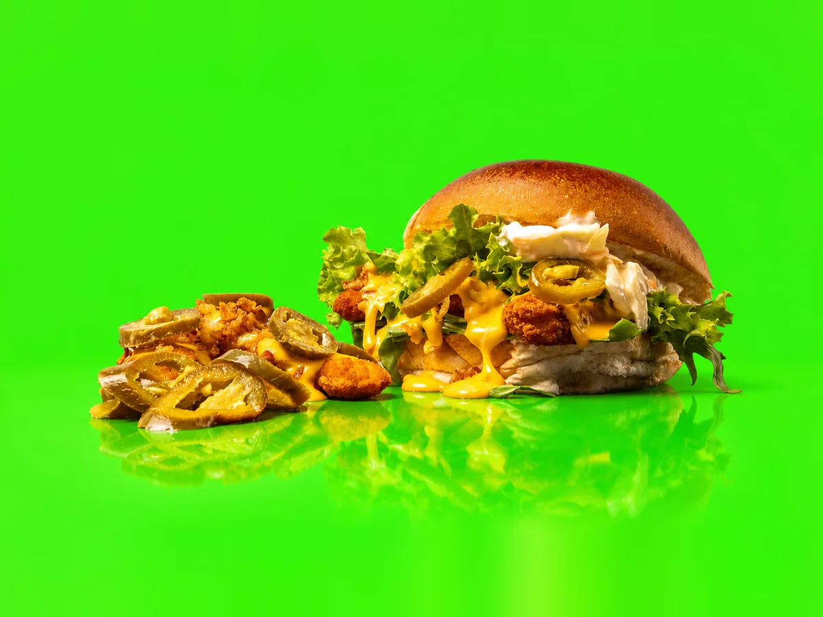 RAGE QUIT Zinger Crunch Burger